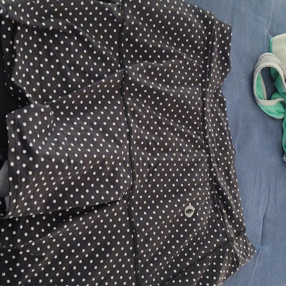 Dona Jo Black polka dot tennis skirt size 3